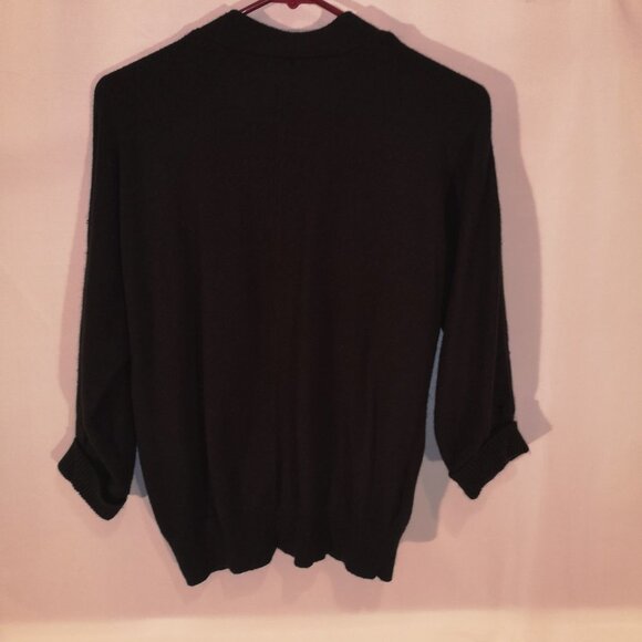 Anne Taylor Loft Ladies Size Medium 3/4 Bolero Sleeves Short Cardigan - Picture 2 of 6